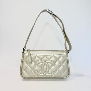 ✨SOLD✨ Chanel Gold Silver Timeless Pochette